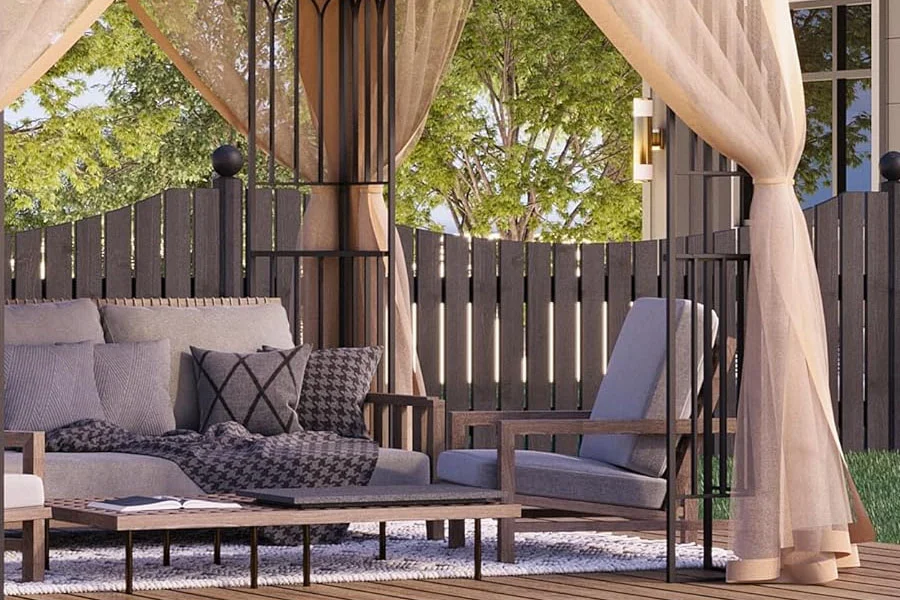 how to decorate a pop up gazebo